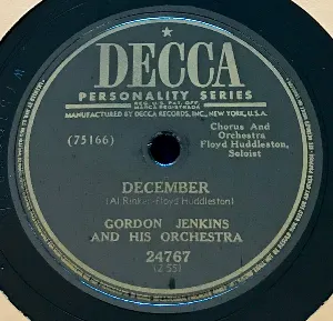 Pochette de December / Happy New Year de Gordon Jenkins & His Orchestra