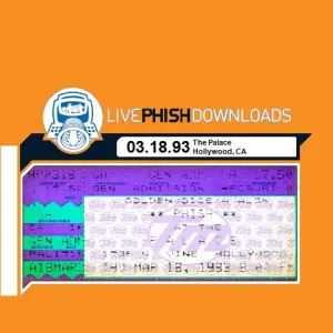 Pochette de 1993-03-18: The Palace, Hollywood, CA, USA de Phish