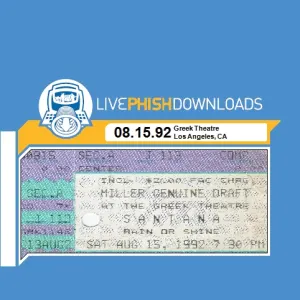 Pochette de 1992-08-15: Greek Theatre, Los Angeles, CA, USA de Phish