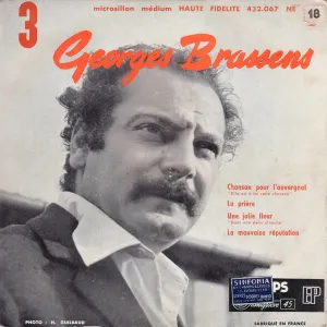 Pochette de 3 – Chanson pour l’Auvergnat de Georges Brassens