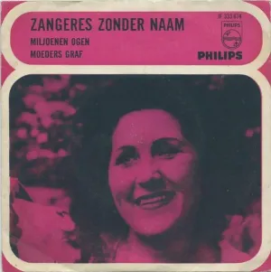Pochette de Millioenen ogen / Moeders graf de Zangeres Zonder Naam