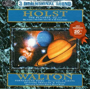 Pochette Holst: The Planets, op. 32 / Walton: Portsmouth Point Overture / Siesta / Spitfire Prelude & Fugue