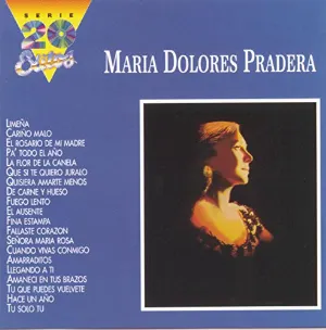 Pochette de 20 éxitos de María Dolores Pradera