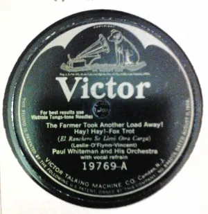 Pochette de The Farmer Took Another Load Away / Manhattan de Paul Whiteman and His Orchestra