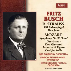 Pochette Fritz Busch: Strauss / Mozart