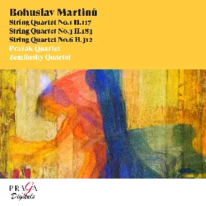 Pochette de String Quartet no. 1, H. 117 / String Quartet no. 3, H. 183 / String Quartet no. 6, H. 312 de Zemlinsky Quartet - Bohuslav Martinů - Pražák Quartet