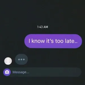 Pochette de Too Late de JUSTB