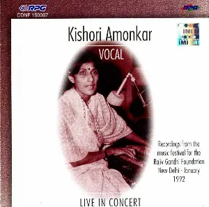Pochette de Live in Concert: New Delhi 1992 de Kishori Amonkar