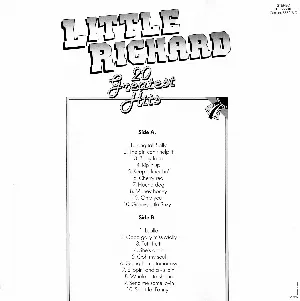 Pochette de 20 Greatest Hits de Little Richard
