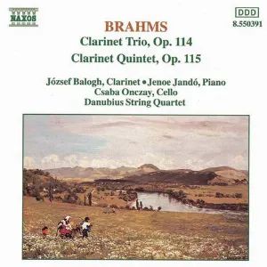Pochette Clarinet Trio, op. 114 / Clarinet Quintet, op. 115