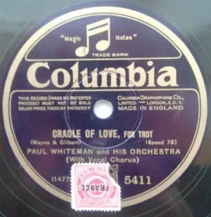 Pochette de Cradle of Love / Nola de Paul Whiteman and His Orchestra