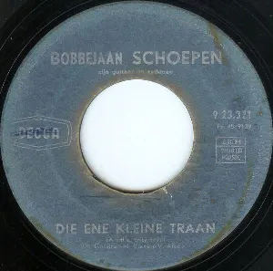 Pochette de Die ene kleine traan / Volendam de Bobbejaan Schoepen