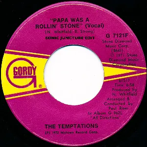 Pochette Papa Was A Rolling Stone (Sonic Juncture Edit)