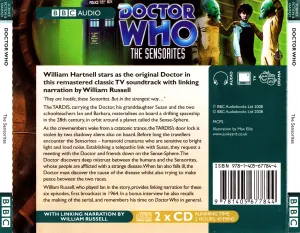 Pochette de Doctor Who: The Sensorites de William Russell - William Hartnell