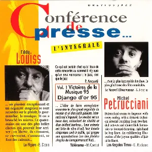 Pochette de Conférence de presse... (L'intégrale) de Michel Petrucciani - Eddy Louiss
