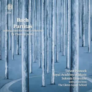 Pochette de Partitas (Re‐imagined for Small Orchestra by Thomas Oehler) de Johann Sebastian Bach - Trevor Pinnock