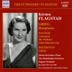 Pochette de Grieg: Haugtussa / Wagner: Lohengrin / Die Walküre / Götterdämmerung / Beethoven: Fidelio de Edvard Grieg - Kirsten Flagstad - Ludwig van Beethoven - Richard Wagner