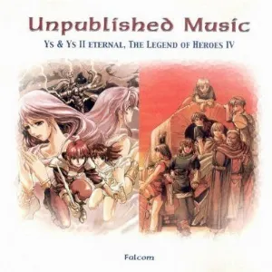 Pochette de 「イース&イースII, 朱紅い雫」~Unpublished Music de Falcom Sound Team jdk