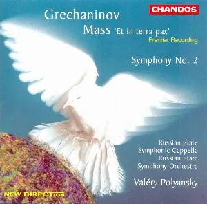 Pochette de Mass "Et in terra pax" / Symphony no. 2 de State Symphony Capella of Russia - Valery Polyansky - Alexander Gretchaninov