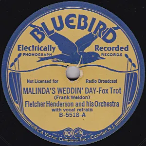 Pochette de Malinda's Weddin' Day / Take Me Away From the River de Fletcher Henderson and His Orchestra