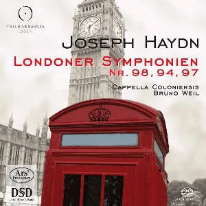 Pochette London Symphonies 98, 94, 97