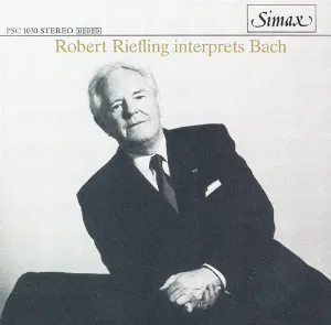 Pochette Robert Riefling interprets Bach