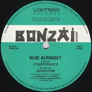 Pochette de Cybertrance de Blue Alphabet