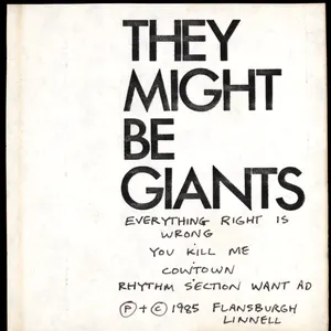 Pochette de 1985 Promotional Demo Tape #3 de They Might Be Giants