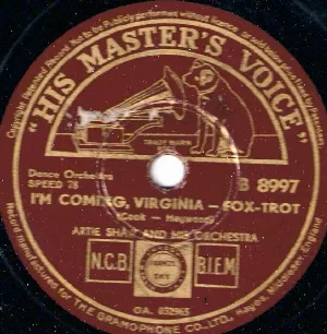 Pochette de Out of Nowhere / I'm Coming, Virginia de Artie Shaw and His Orchestra