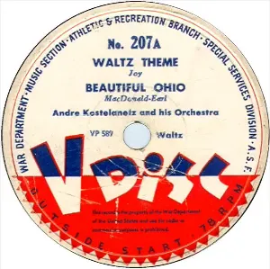 Pochette de Waltz Theme / Beautiful Ohio / I Love You de André Kostelanetz and His Orchestra
