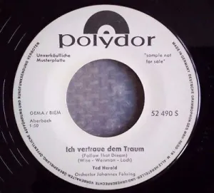 Pochette de Ich vertraue dem Traum de Ted Herold