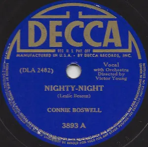 Pochette de Nighty-Night / Sand in My Shoes de Connee Boswell