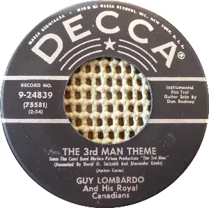 Pochette de The 3rd Man Theme / The Cafe Mozart Waltz de Guy Lombardo and His Royal Canadians