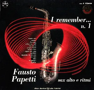 Pochette I Remember... n. 1: Sax alto e ritmi