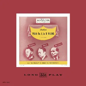 Pochette de Trio no. 1 in B major, op. 8 de Arthur Rubinstein - Johannes Brahms - Jascha Heifetz