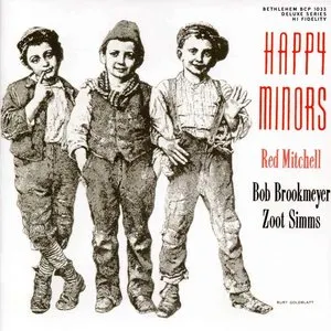 Pochette de Happy Minors de Red Mitchell - Bob Brookmeyer - Zoot Sims