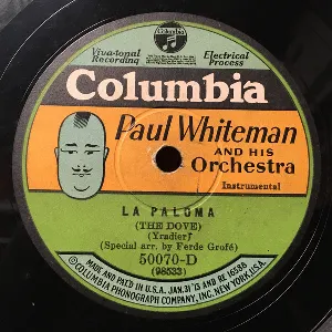 Pochette de La paloma / La golondrina de Paul Whiteman and His Orchestra