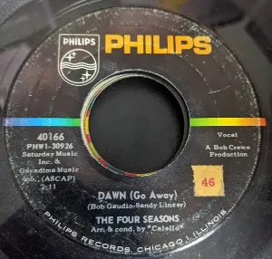 Pochette de Dawn (Go Away) / No Surfin’ Today de The Four Seasons