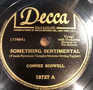 Pochette de Something Sentimental / But I Did de Connee Boswell