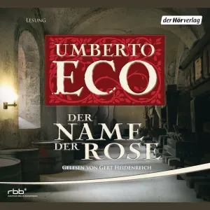 Pochette de Der Name der Rose de Gert Heidenreich - Umberto Eco
