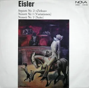 Pochette de Septett Nr. 2 »Zirkus« / Nonett Nr. 1 (Variationen) / Nonett Nr. 2 (Suite) de Hanns Eisler