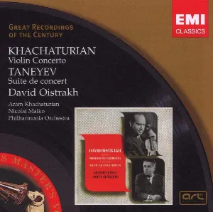 Pochette Khachaturian: Violin Concerto / Taneyev: Suite de concert
