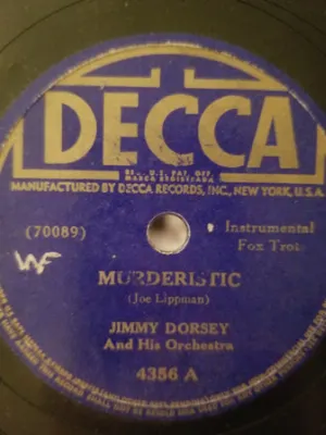 Pochette de Murderistic / What Makes Sammy Run de Jimmy Dorsey and His Orchestra