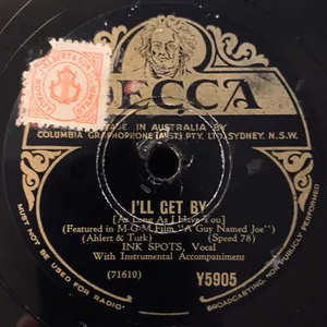 Pochette de I'll Get By / Don't Believe Everything You Dream de The Ink Spots