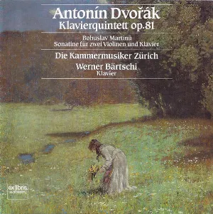 Pochette Dvořák: Klavierquintett, op. 81 / Martinů: Sonatine für zwei Violinen und Klavier