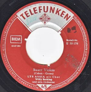 Pochette de Sweet Violets / Oliven, Rosinen und Mandeln de Lys Assia