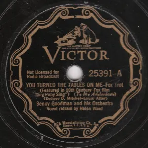 Pochette de You Turned the Tables on Me / Here's Love in Your Eyes de Benny Goodman and His Orchestra
