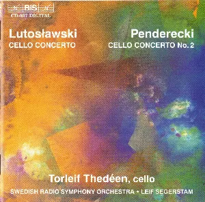 Pochette Lutosławski: Cello Concerto / Penderecki: Cello Concerto no. 2