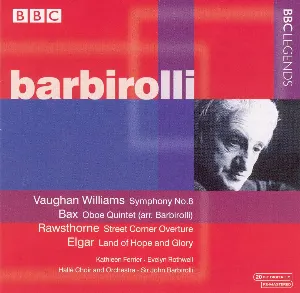 Pochette Vaughan Williams: Symphony no. 8 / Bax: Oboe Quintet / Rawsthorne: Street Corner Overture / Elgar: Land of Hope and Glory