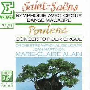 Pochette Saint-Saëns: Symphonie avec orgue / Danse macabre / Poulenc: Concerto pour orgue